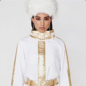 Tipsy Elves Goddess Ski Suit
Women's, White/Gold, M